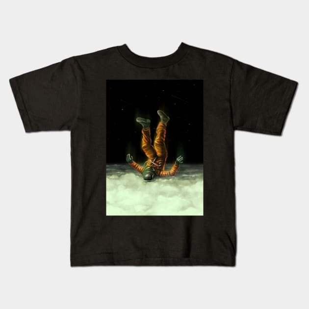 Shallow Clouds Kids T-Shirt by nicebleed